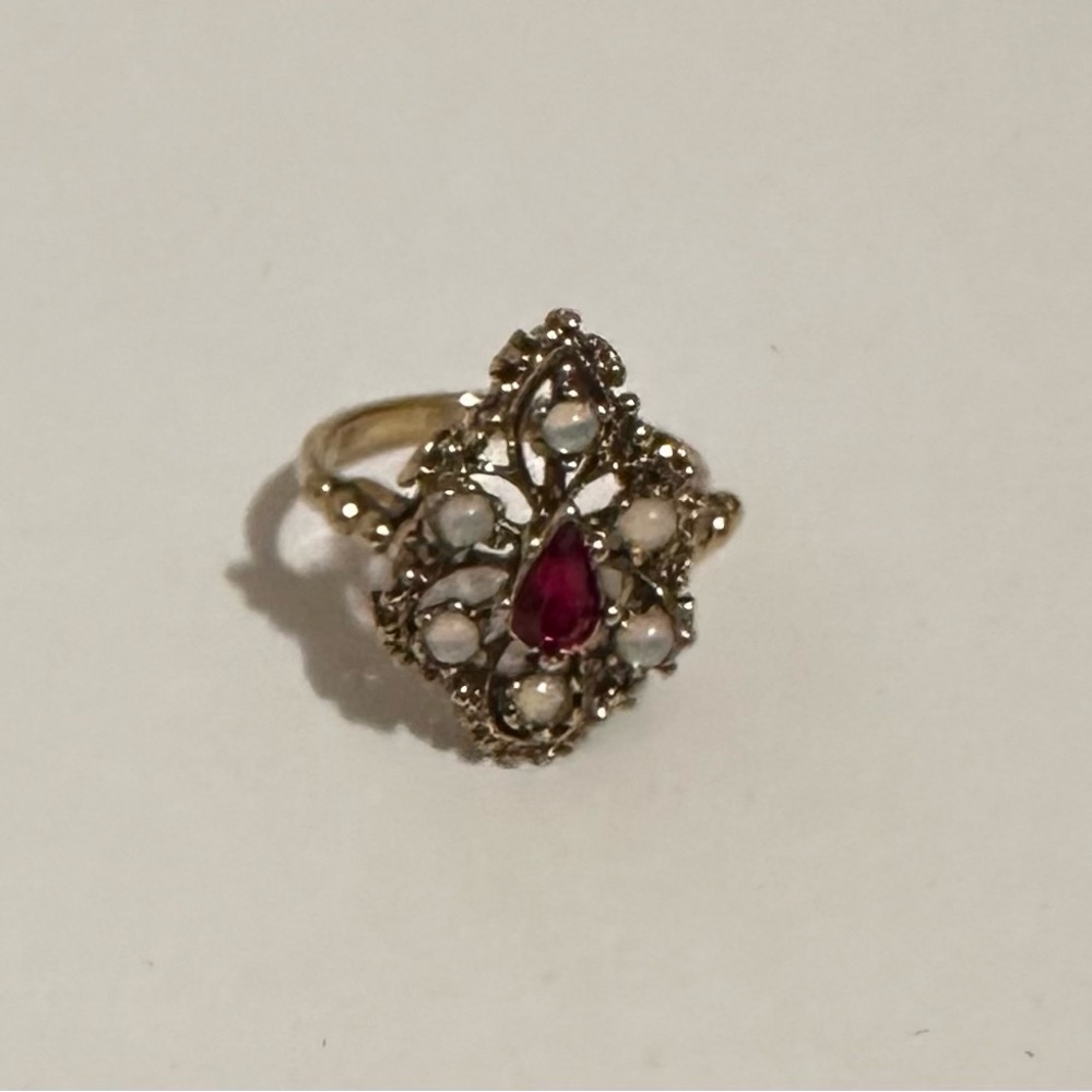 Moonstone ring - Picture 7 of 9